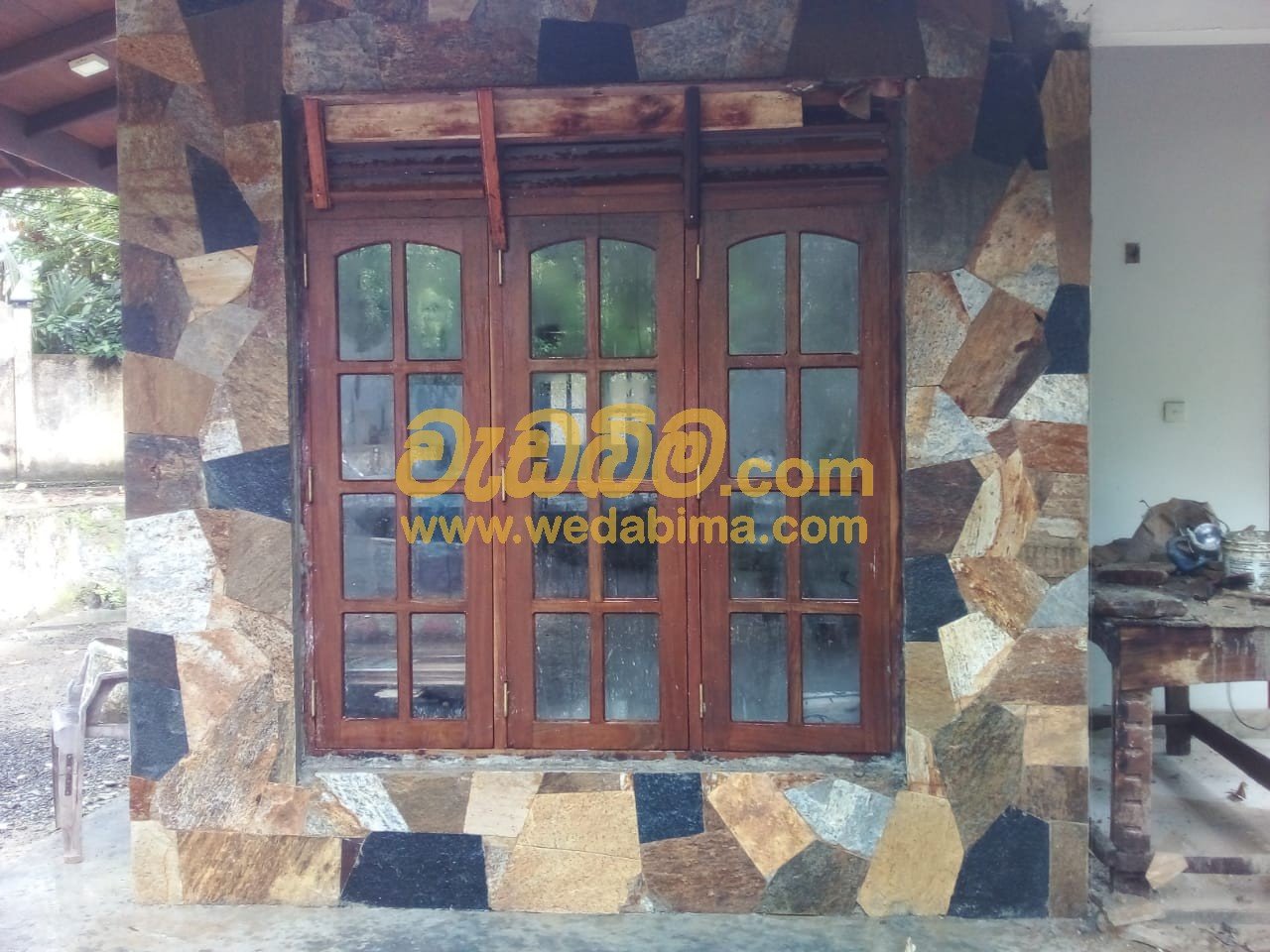 Wall Stones in Galle