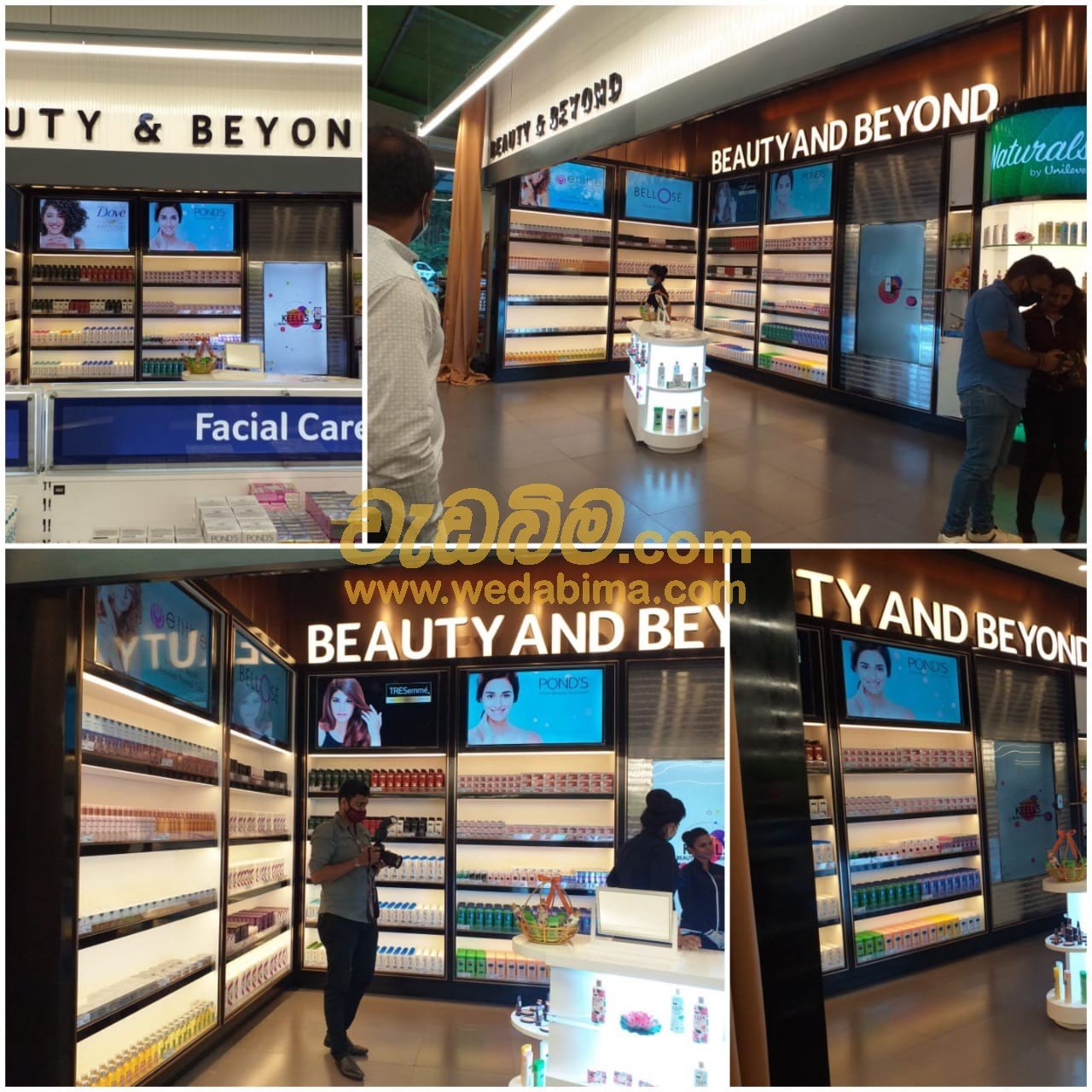 Interior Work at Unilever Beauty Zone Ja-Ela, colombo