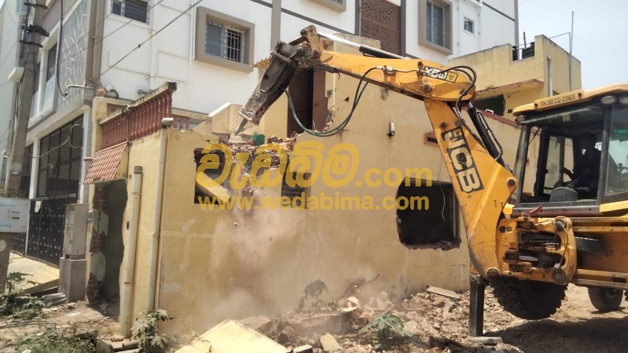 Building demolition & debris removing contractor gampaha