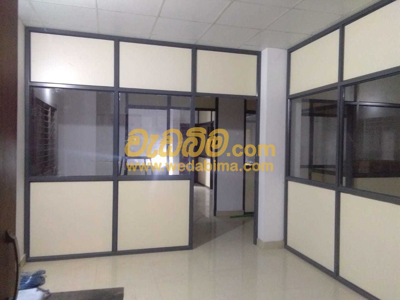 aluminum wall partition price in Sri Lanka