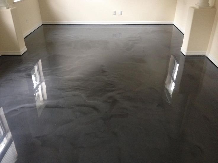 Epoxy and Titanium flooring colombo