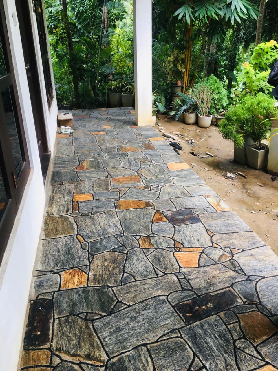 natural point stone installation Nawalapitiya
