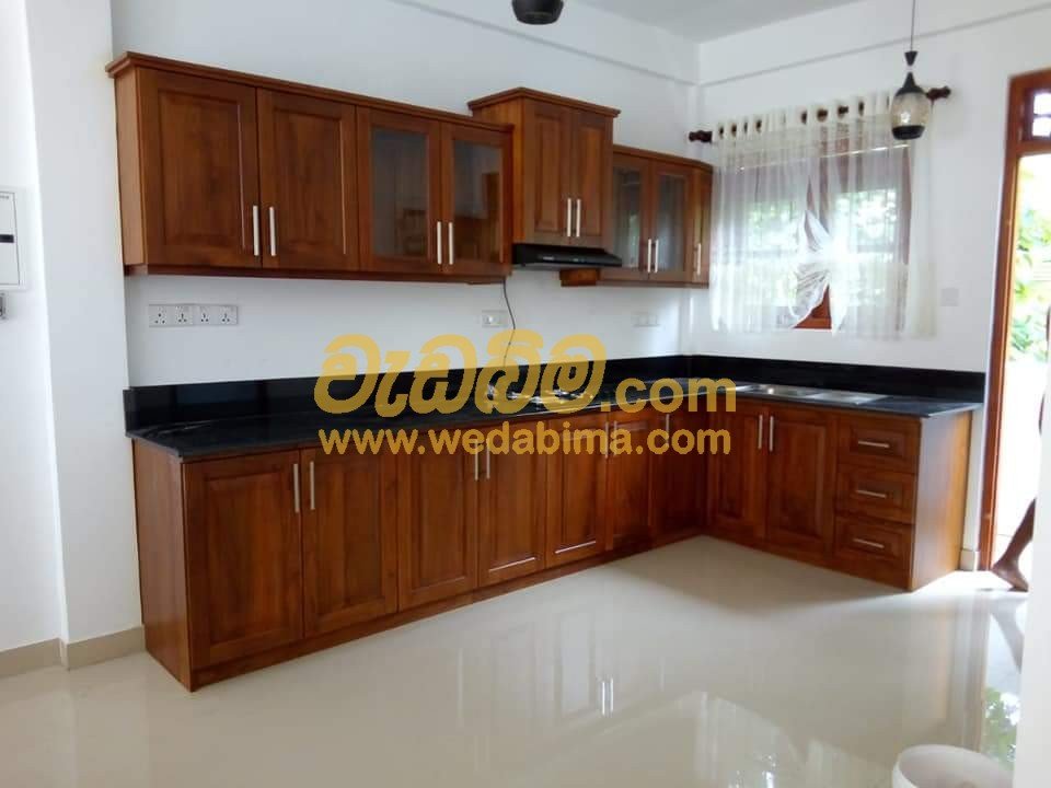 Wooden Pantry Cupboard Design in Kotugoda srilanka