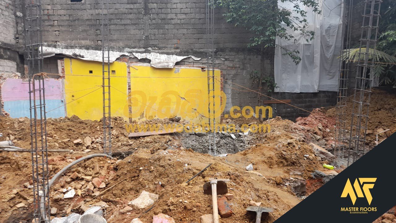 building construction in Wellampitiya