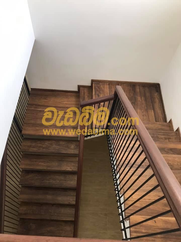 modern staircase construction price in Colombo