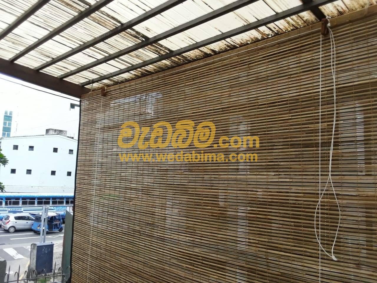 Roller bamboo blinds paragasthota kalutara