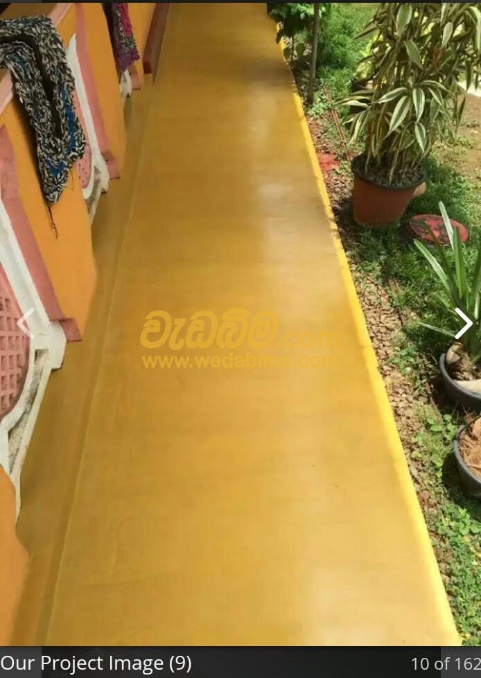 Cut Cement Flooring System