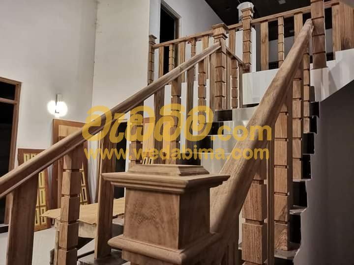 Wooden Staircase in colombo