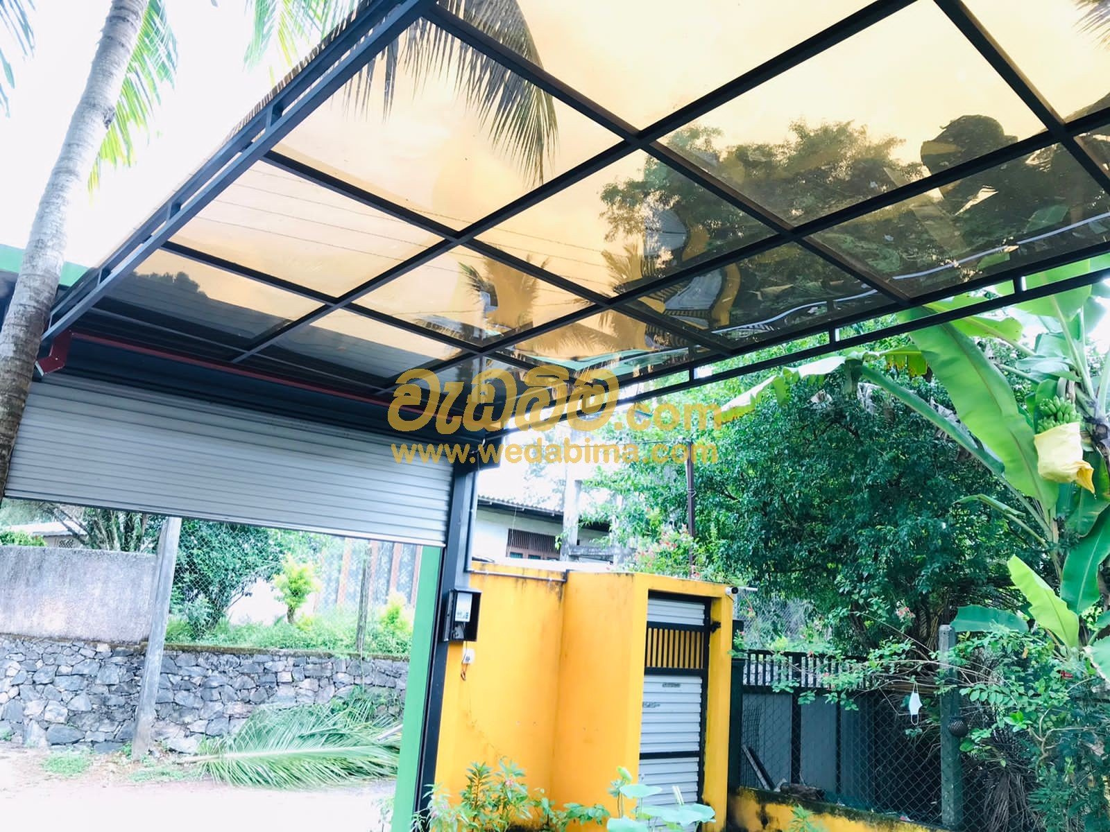 Solid Polycarbonate Canopy Designs colombo