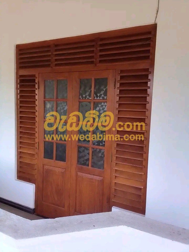Timber Doors and Windows Painting Bandaragama kalutara