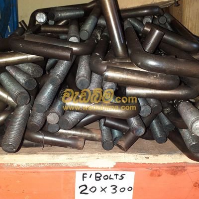 Foundation Bolt 8mm - 60mm for sale Colombo
