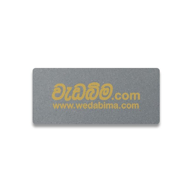 4mm 8x4 Feet Double Side Silver Grey Aluminium Composite Panel