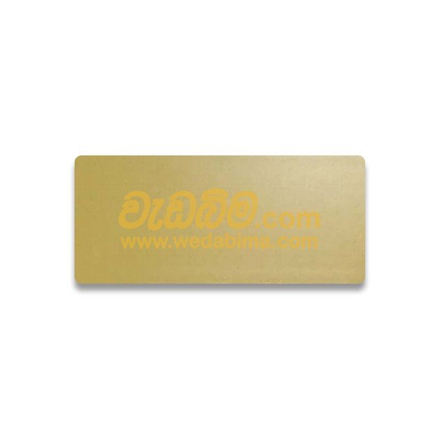 3mm 8x4 Feet Double Side Yellow Aluminium Composite Panel